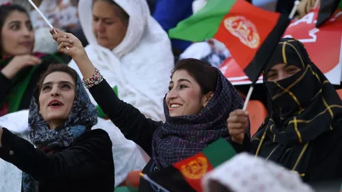Hear them roar: Afghan female football fans show their support
