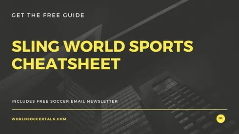 Get your free Sling World Sports cheatsheet for cord cutters