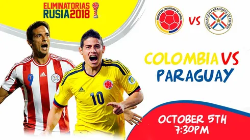 Where to find Colombia vs. Paraguay World Cup qualifier