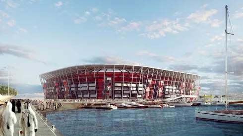 Qatar unveils World Cup's first 'reusable' stadium