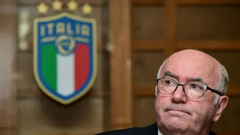 Former Italian football head denies harassment