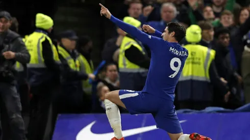 Morata strikes as Chelsea derail Manchester United title bid