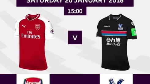 Where to find Arsenal vs. Crystal Palace: Jan. 19, 2018