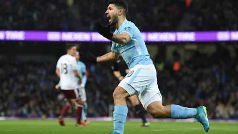 Aguero fires City's FA Cup bid, Hughes under pressure as Stoke crash
