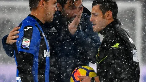 Juventus Serie A game snowed off