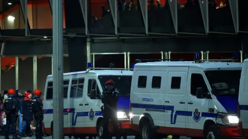 Nine arrests over Bilbao v Spartak fan violence