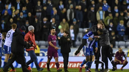 Aguero escapes punishment as Wigan probe FA Cup crowd trouble