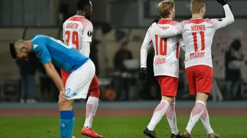 Fans stay away as Napoli slump to Leipzig in Europa League