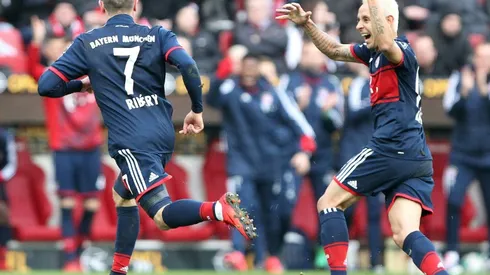 Ribery among scorers as Bayern march on in Bundesliga