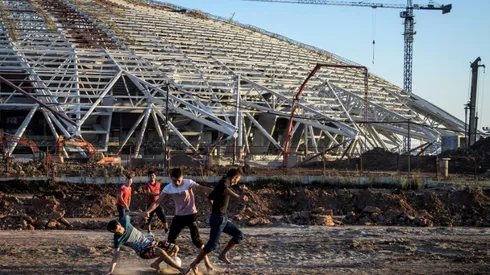 Russia's World Cup arena without a pitch