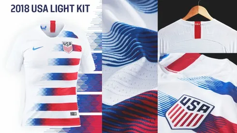 USA 2018 home shirt features unique design