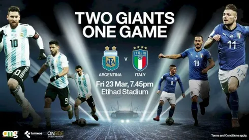 Where to find Italy vs. Argentina friendly on US TV and streaming