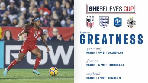 Where to find USA vs. England She Believes Cup on US TV