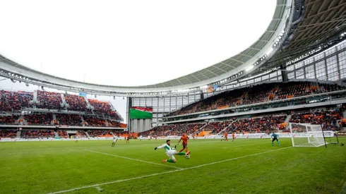 Russia's inside-out World Cup arena 'doesn't sway in wind'