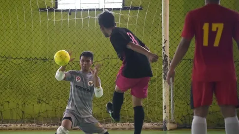 Indonesia's footless goalkeeper kicks home powerful message