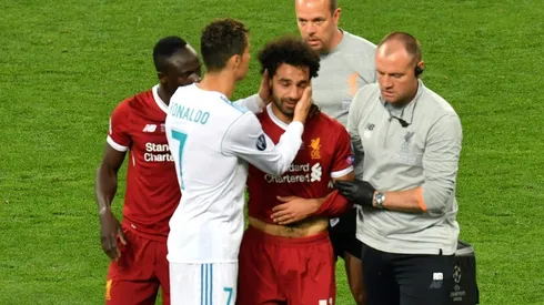 Salah off injured as Champions League final goalless at half-time