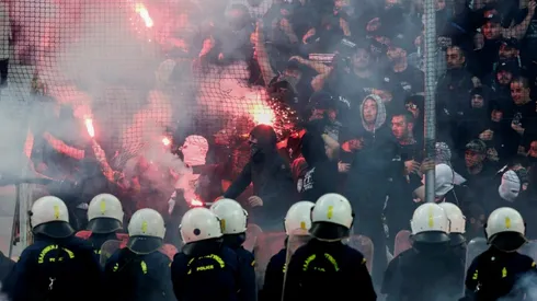 Violence mars Greek Cup final after turbulent season