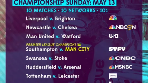 EPL Commentators on NBC: May 11, 2018