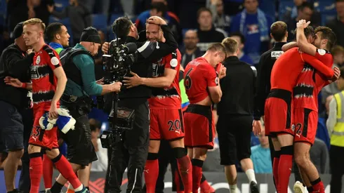 Cheers! Wagner lets Huddersfield stars toast survival