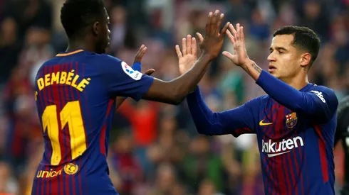 Dembele edges Barca closer to unbeaten season as Real lose at Sevilla