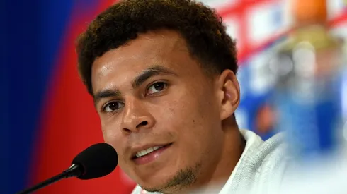 England's Alli eager to take a penalty against Colombia