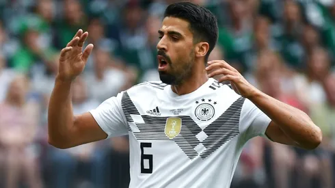 Khedira laughs off early flights home joke for Germany