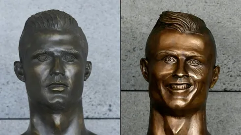 Ronaldo bust swapped at Madeira airport