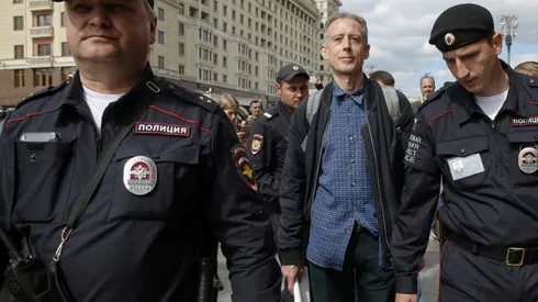 British gay rights activist arrested in Russia before World Cup