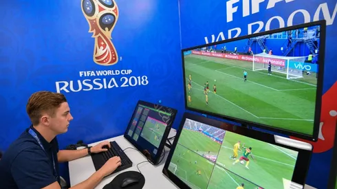 Video Assistant Referee system used for first time in World Cup history