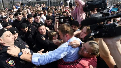 Russian opposition leader Navalny slams World Cup 'corruption'
