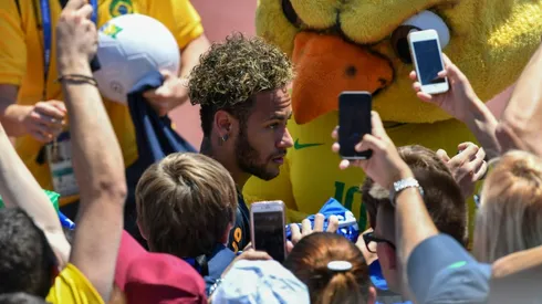 Neymar is star attraction as fans swarm to Brazil training