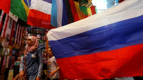 After military wins, Syrians root for ally Russia in World Cup