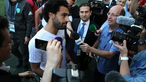 'Excited' Salah misses Egypt's first training session in Russia