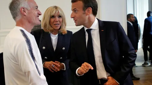 Macron says he will go to support France when they reach last eight
