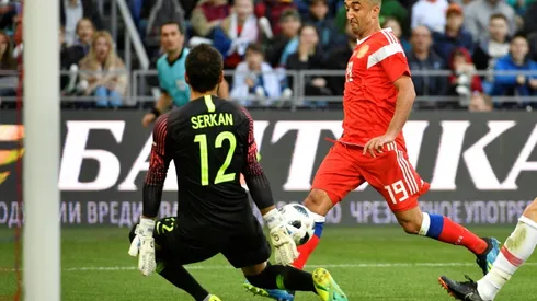 Turkey hold Russia in the last World Cup warm-up match
