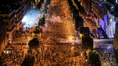 Clashes, road accidents mar French World Cup partying