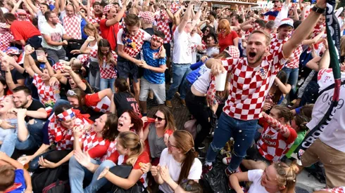 Heartbroken but proud Croatia fans celebrate their 'heroes'