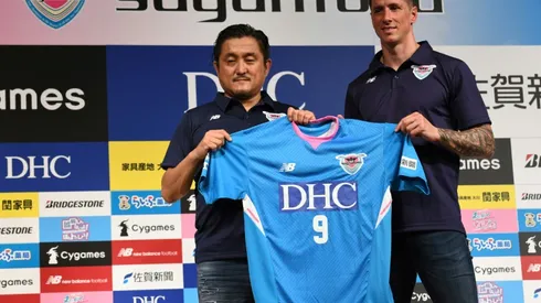 Torres says to 'give 100%' to Japan's Sagan Tosu