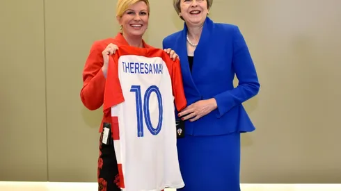Trump, May get Croatian jerseys ahead of England World Cup semi-final