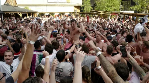 Beers, tears and cheers as England fans go wild over World Cup success
