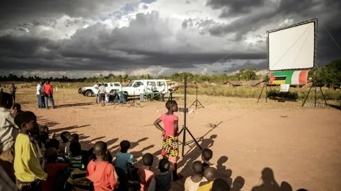 In a far corner of Mozambique, a World Cup under the stars