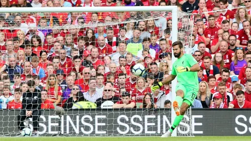 Liverpool thrash Napoli as Alisson makes debut