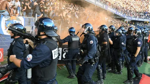Montpellier risk sanction after crowd trouble mars derby win