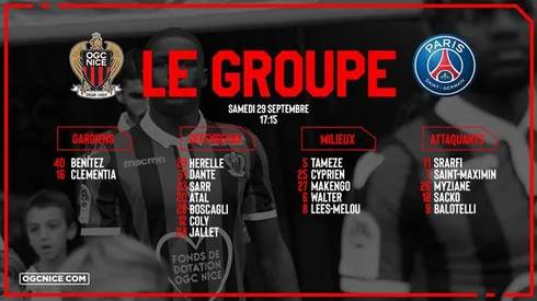 Where to find Nice vs. PSG: Sept. 28, 2018