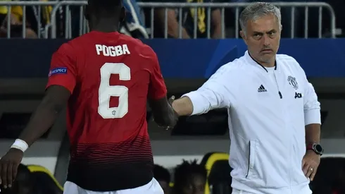 Mourinho and Pogba filmed in tense Man United training ground exchange