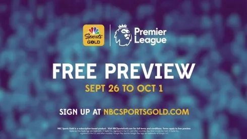 NBC Sports Gold launches free preview weekend