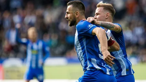 Ibisevic double fires Hertha top of Bundesliga