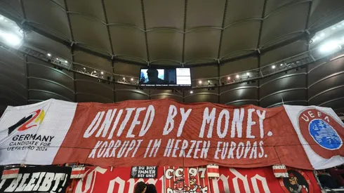 Stuttgart fans protest German FA bid to host Euro 2024