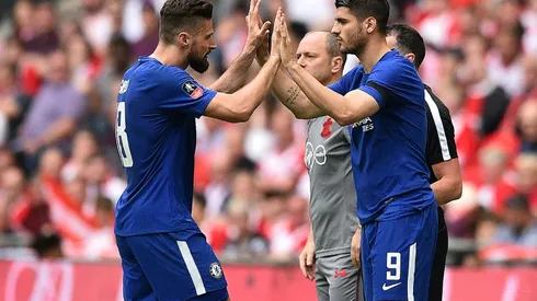Giroud and Morata battle for Chelsea starting spot