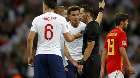 Kane rages at ref as Spain puncture England's feel-good factor